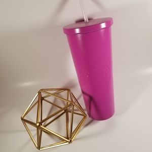 Starbucks, Rare, Magenta Stainless Steel Steel Tum